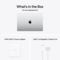 Apple Macbook Pro 16" MGE94 Apple M5 Max Chip, 18 core CPU & 40 core GPU, 48GB Memory, 2TB SSD, 16" Liquid Retina Display, mac OS, Silver