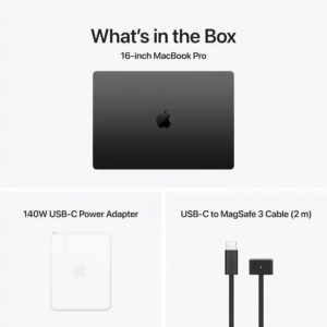Apple Macbook Pro 16" MGEA4 Apple M5 Pro Chip, 18 core CPU & 20 core GPU, 24GB Memory, 1TB SSD, 16" Liquid Retina Display, mac OS, Space Black